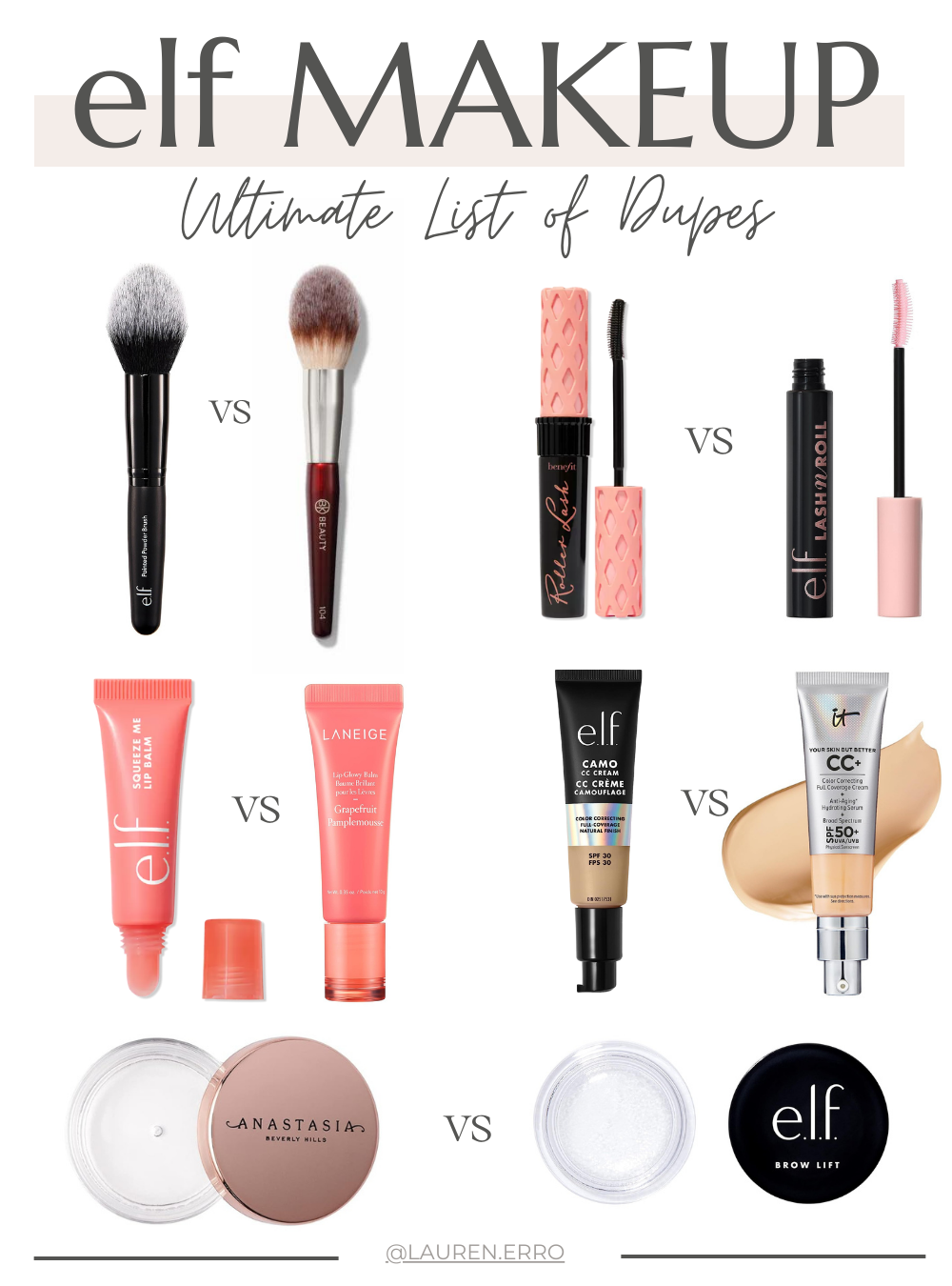 $1 Make-up Dupes: Elf Cosmetics - THE BALLER ON A BUDGET - An Affordable  Fashion, Beauty & Lifestyle Blog