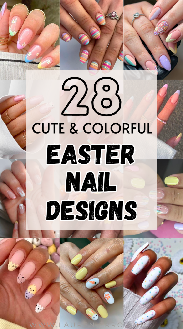 Cute And Colorful Easter Nail Design Ideas Lauren Erro