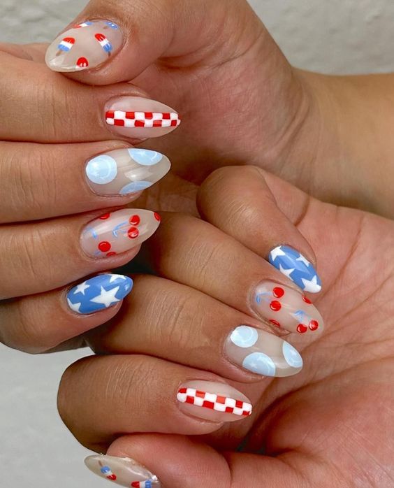 4th of July nail ideas