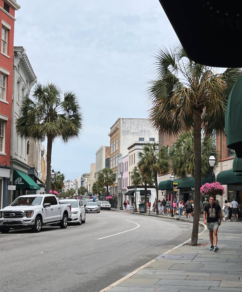 King Street, Charleston on a Saturday