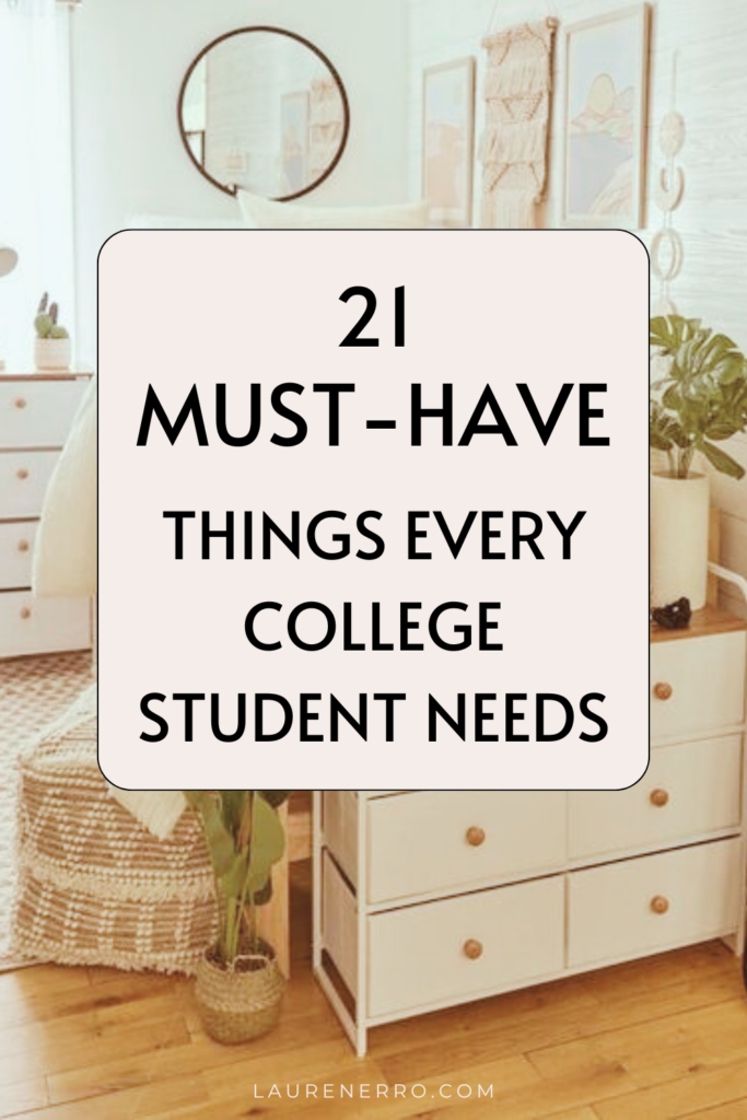 Must-Have Things Every College Student Needs