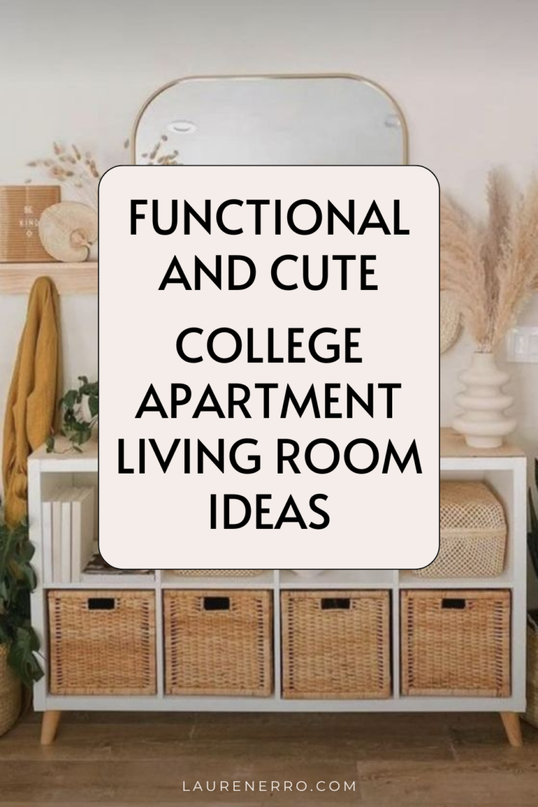 16 Functional and Cute College Apartment Living Room Ideas