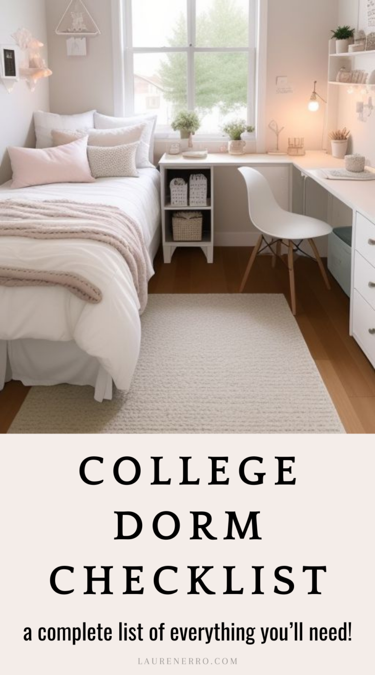 College Dorm Room Checklist: Everything You Need