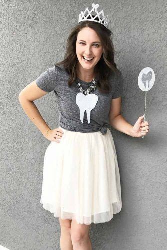 DIY Tooth Fairy Halloween costume idea