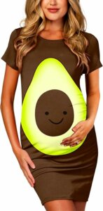 DIY Pregnant avocado Costume Idea