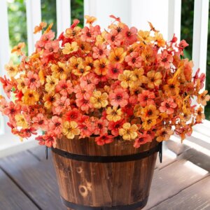 Artificial Fake Fall Plants Flowers for Outdoor