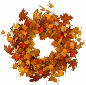 Fall Maple leaf Wreath 