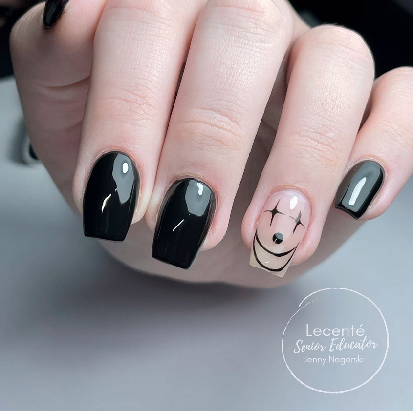 Black Halloween Nail Ideas