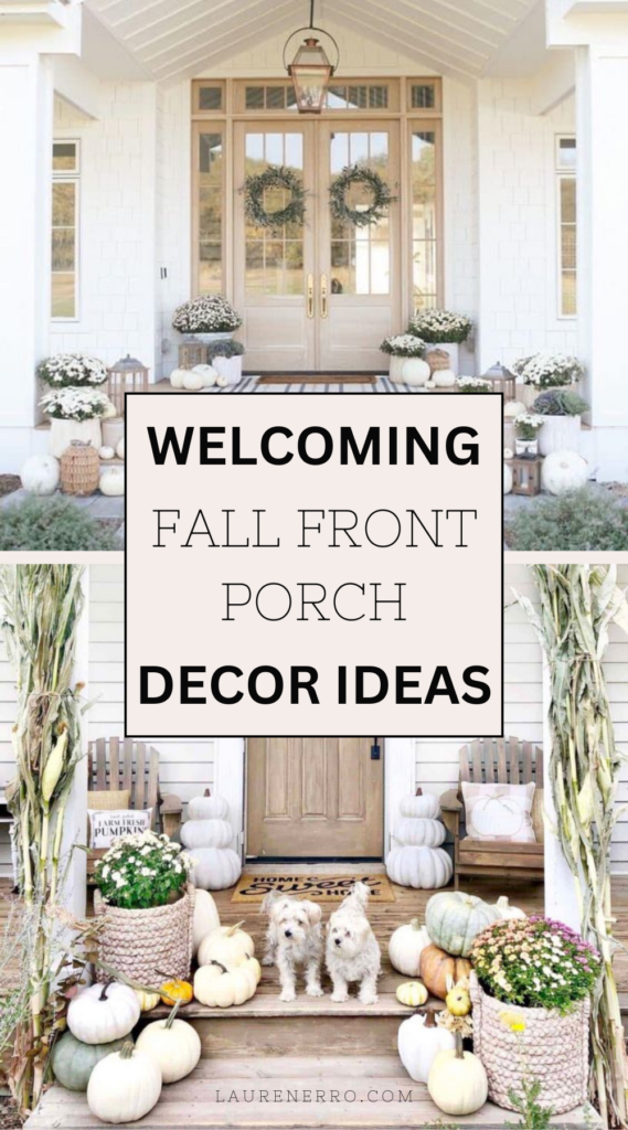 Welcoming Fall Front Porch Decor Ideas