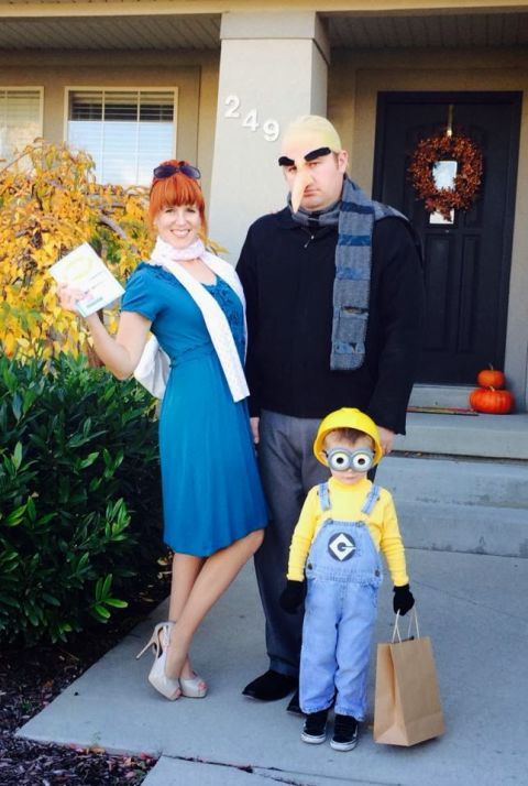 Mom, Dad, And Baby Halloween Costumes