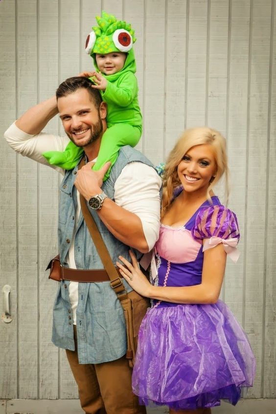 Mom, Dad, And Baby Halloween Costumes