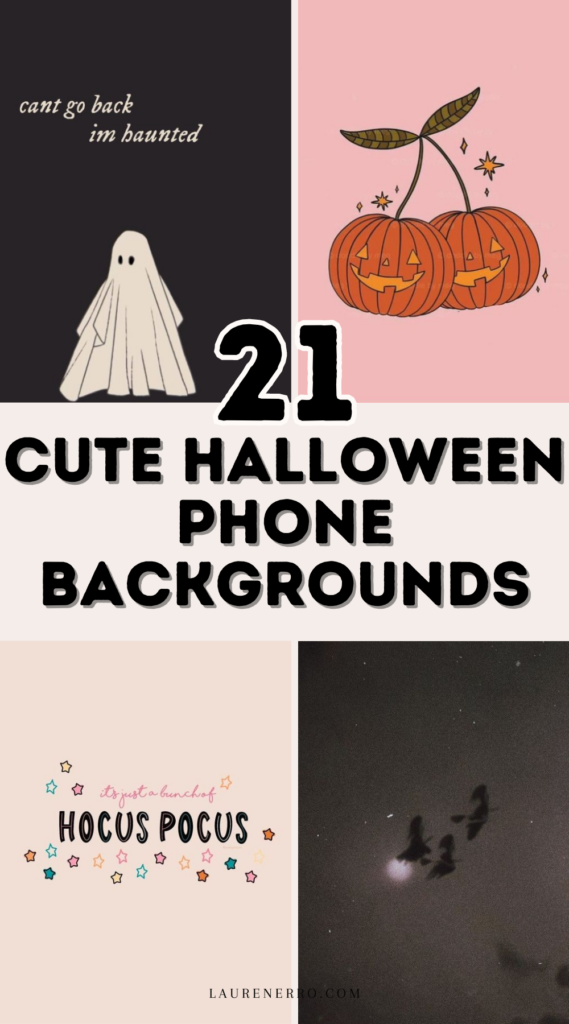 21 Cute halloween phone backgrounds