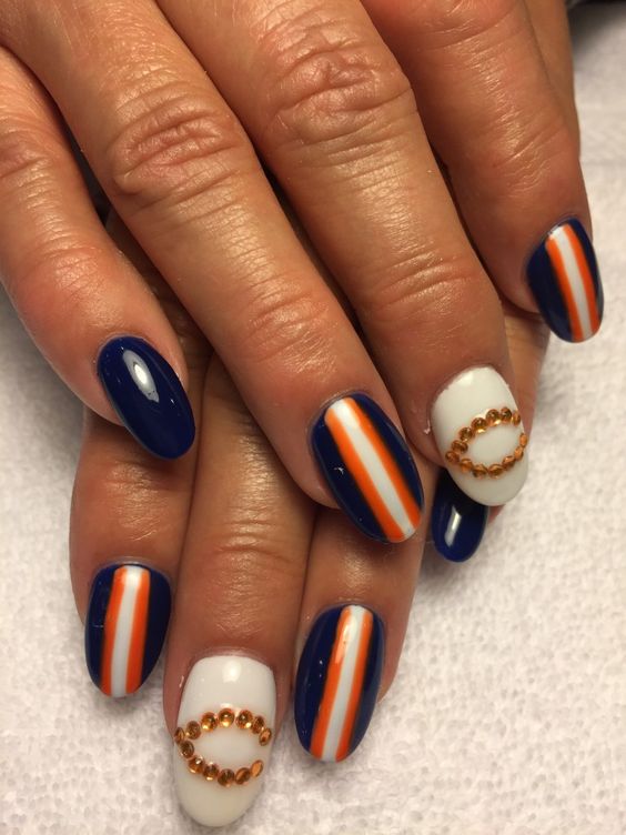 Game Day Nail Ideas