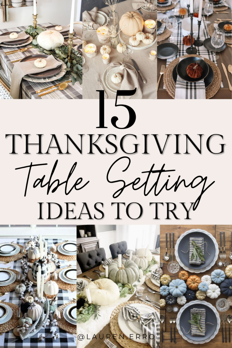 Thanksgiving Table Setting Ideas Sure to Wow Your Guests