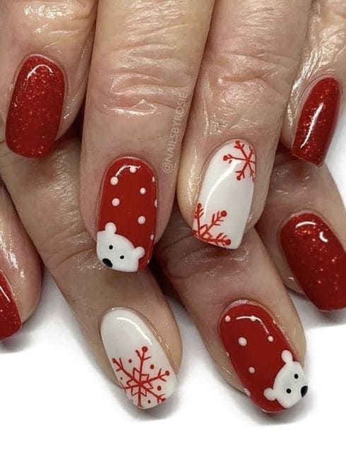 Short Christmas Nail Ideas