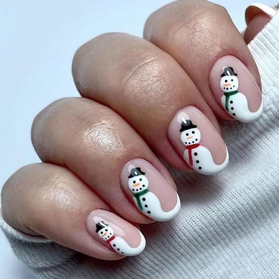 short christmas nail ideas