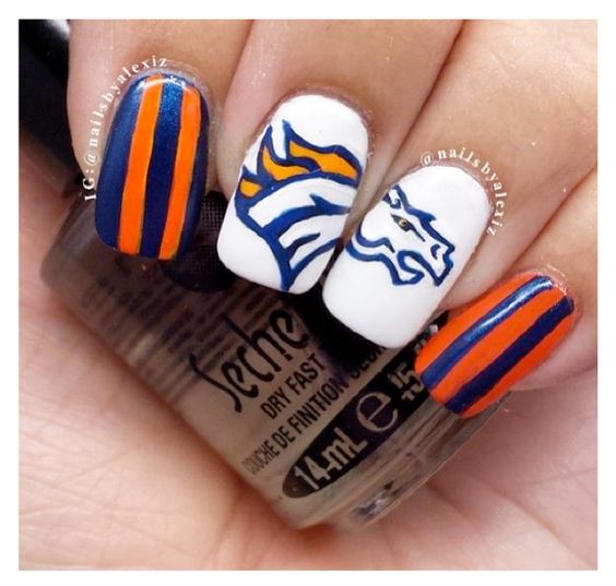 Game Day Nail Ideas