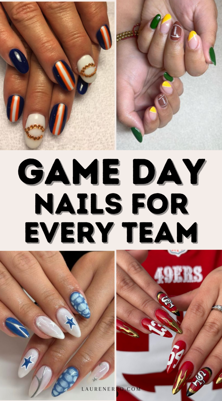 Game Day Nail Ideas