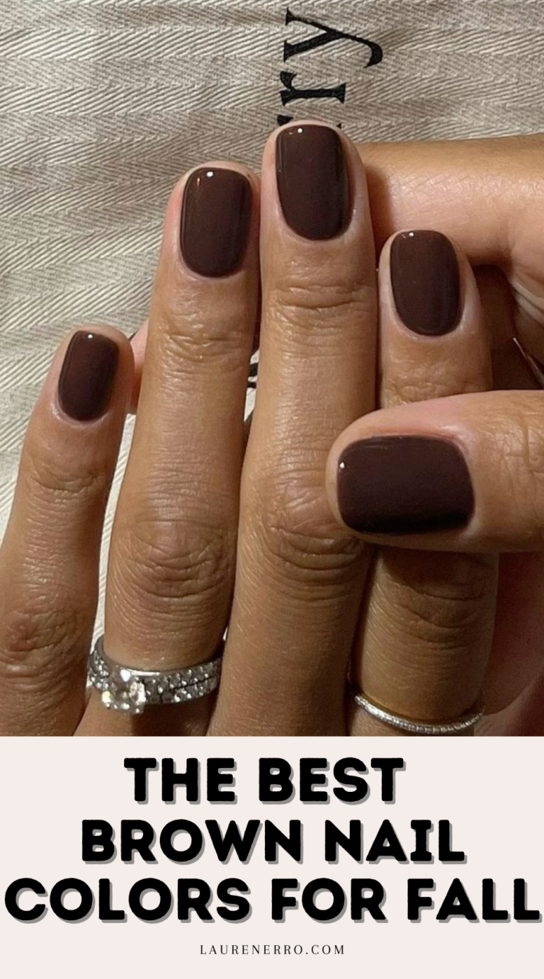 The Best Brown Nail Colors For Fall