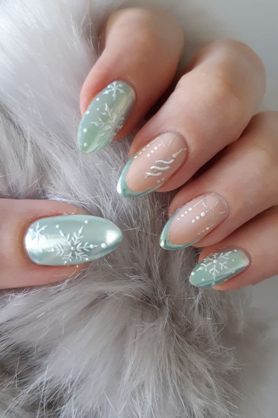 Snowflake Nail Ideas