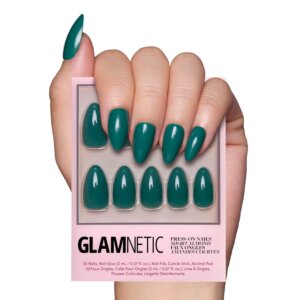  Glamnetic Press On Nails - Emerald Green