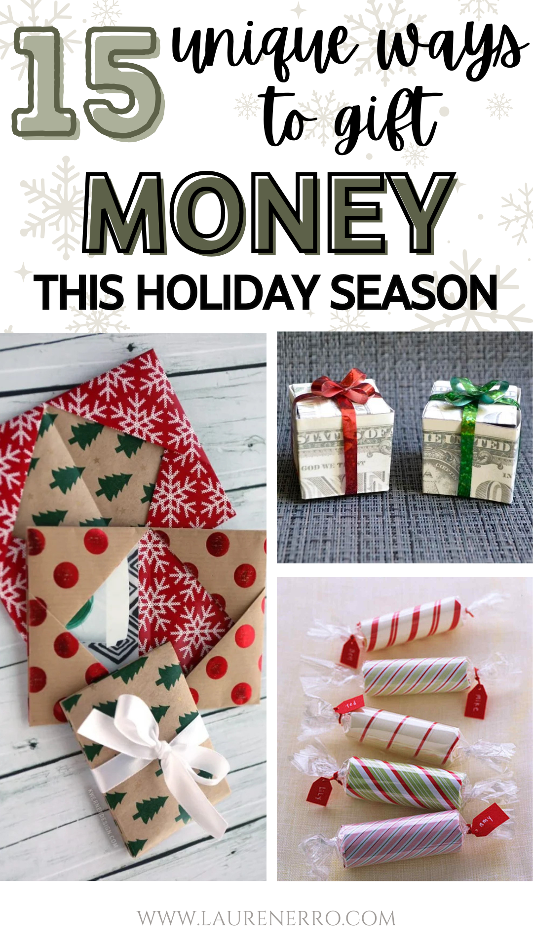 15 Ways to Gift Money For Christmas