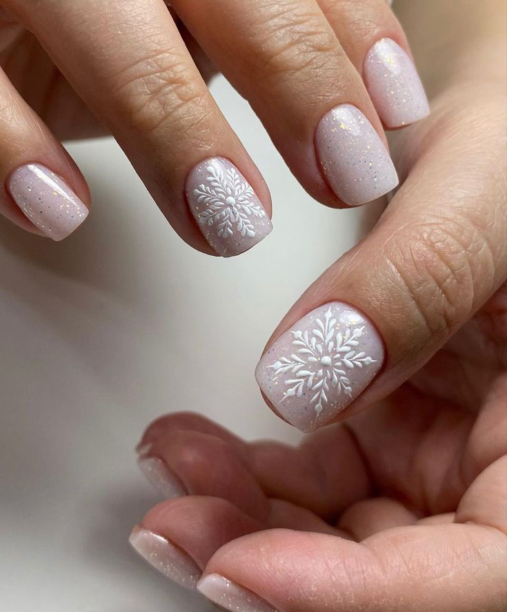 White Winter Nail Ideas