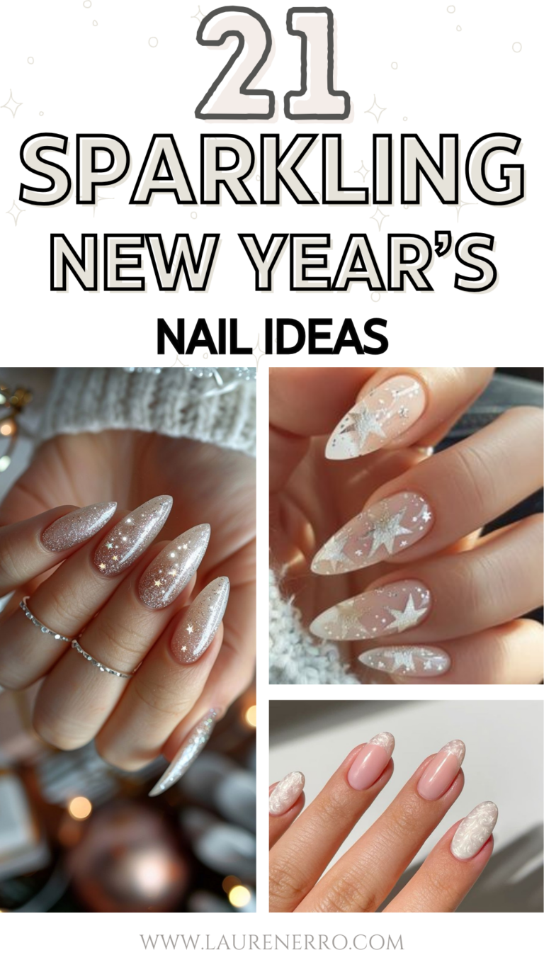 21 Sparkly New Year's Eve Nail Ideas