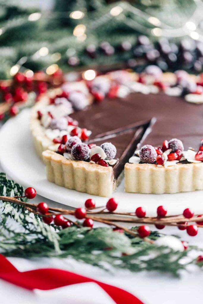 Dark Chocolate Ganache Tart