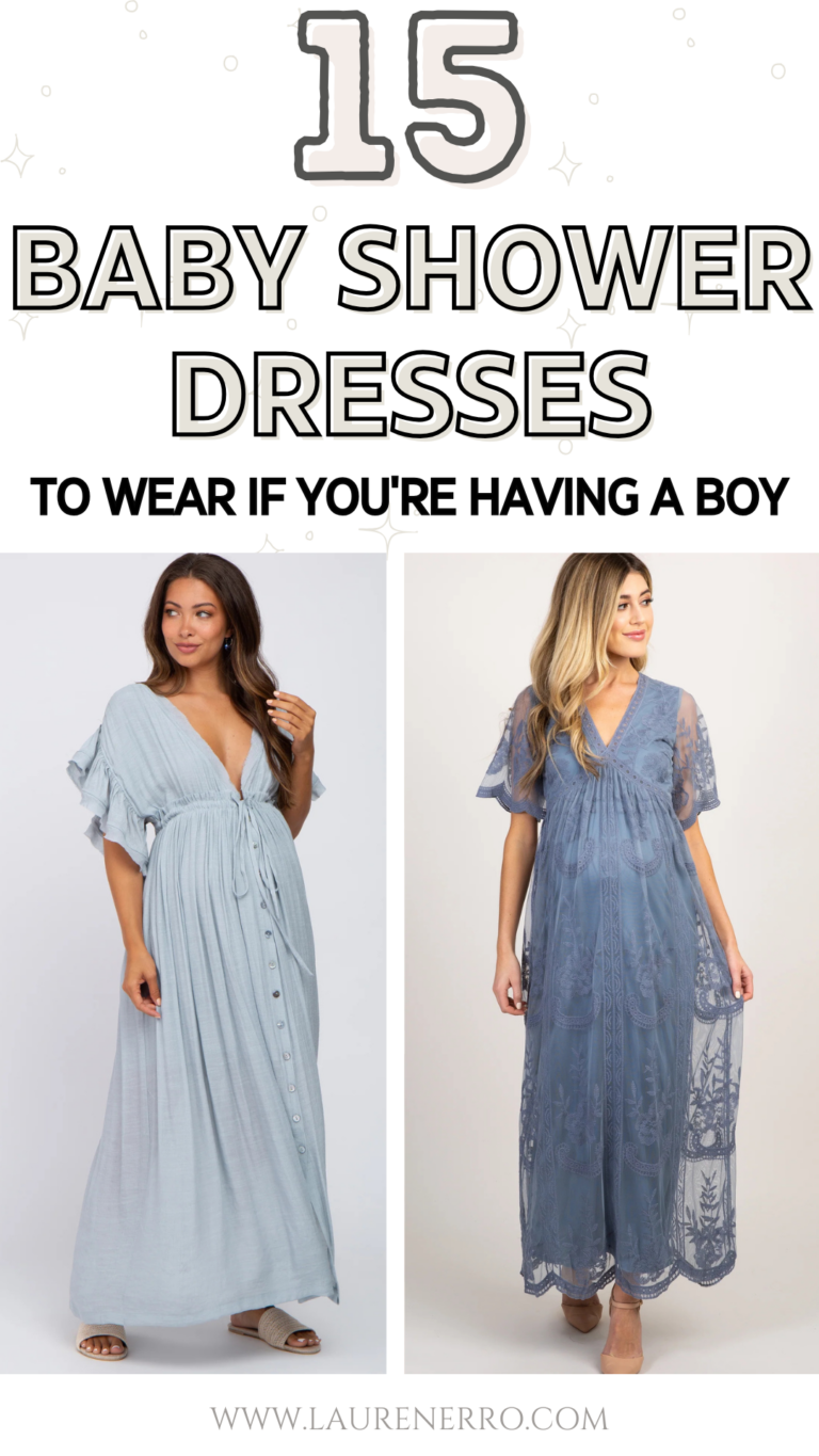 Baby Shower Dresses To Wear If You’re Having A Boy