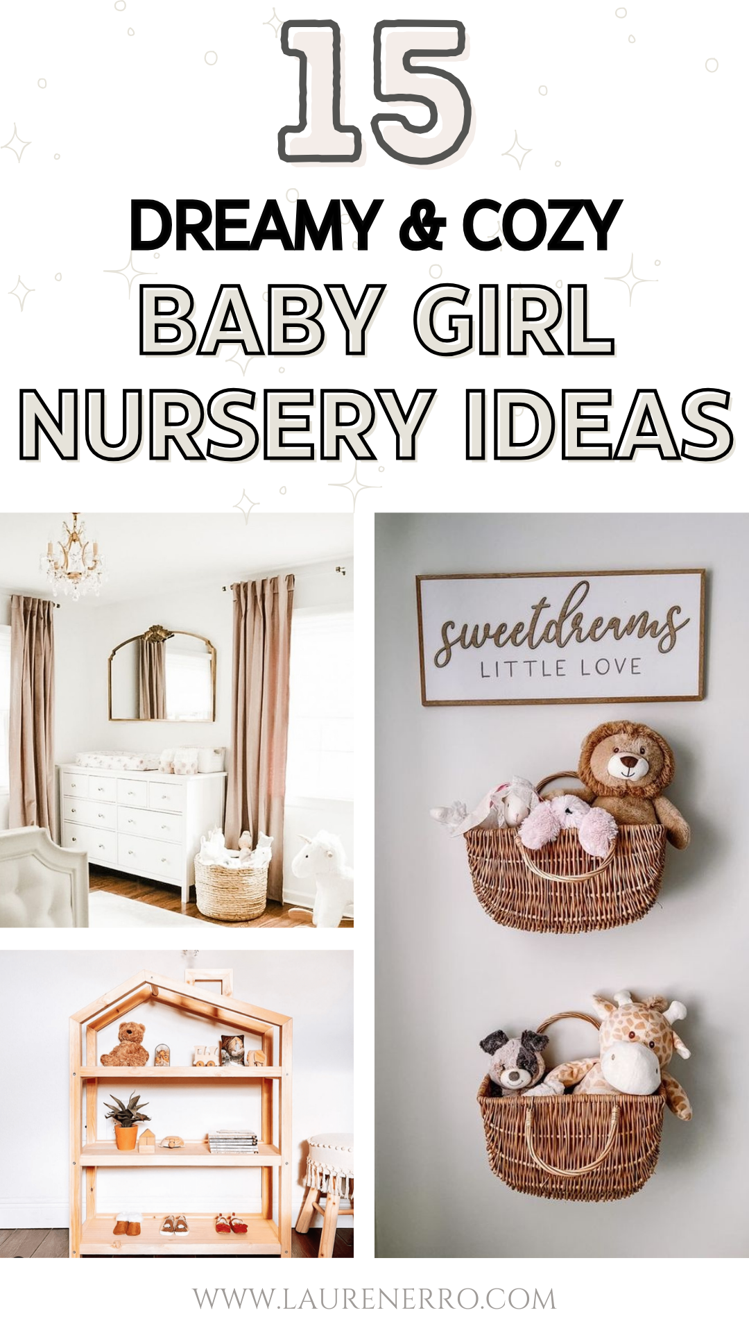 Dreamy and Cozy Baby Girl Nursery Ideas